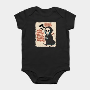 Wrong Society Reaper Drink From The Skull Baby Bodysuit